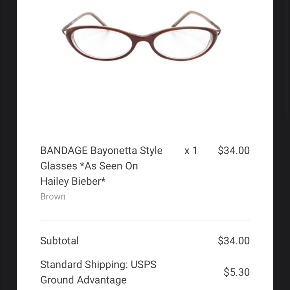 Giant Vintage Bandage Bayonetta Glasses